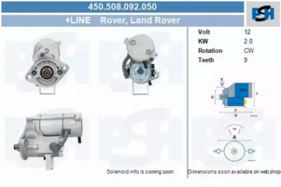 CV PSH 450508092050 -  Стартер
